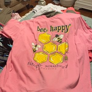 Simply southern pink size xxl bee happy
